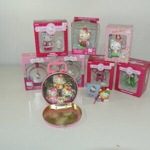 HELLO KITTY Vintage Christmas Decoration Ornament Lot